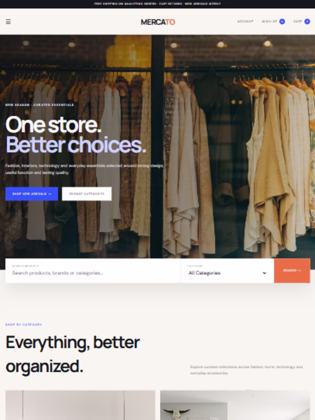 Cover image for MERCATO | Modern Multi-Category E-commerce