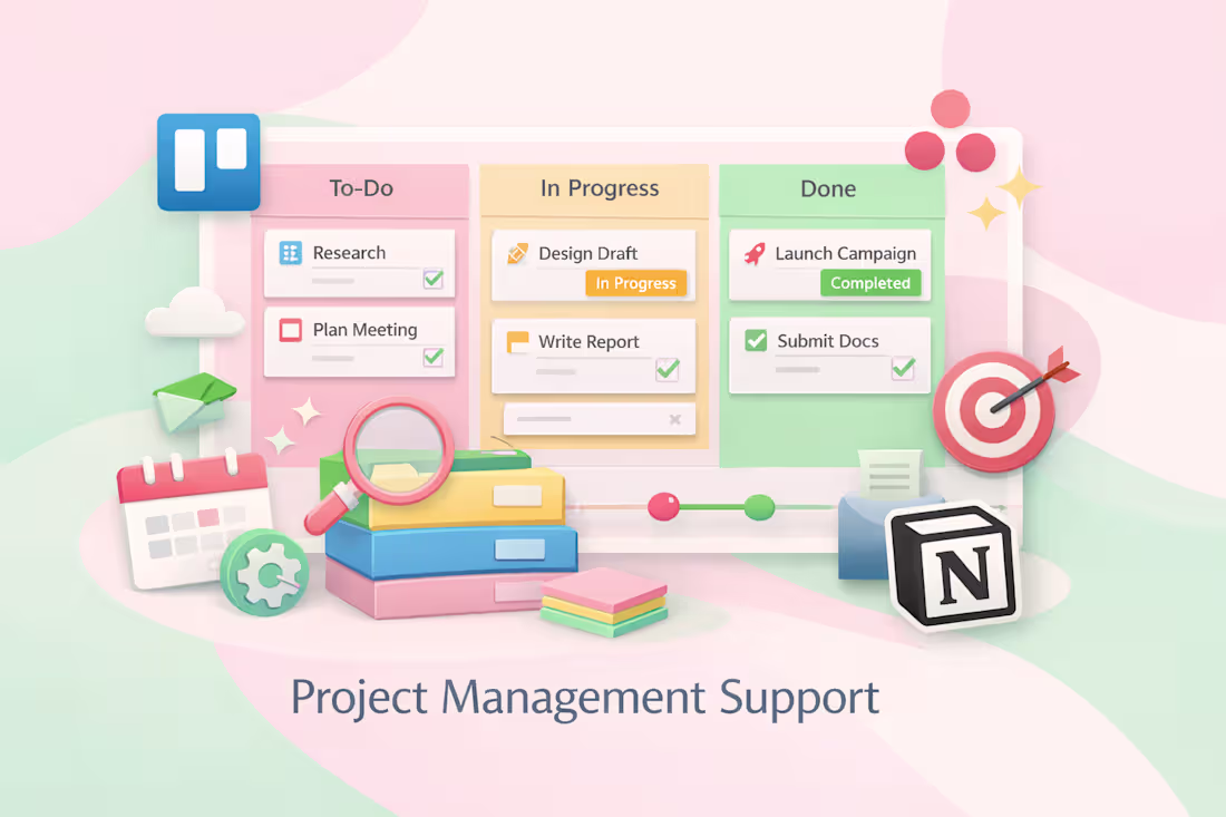Cover image for Project Management Support