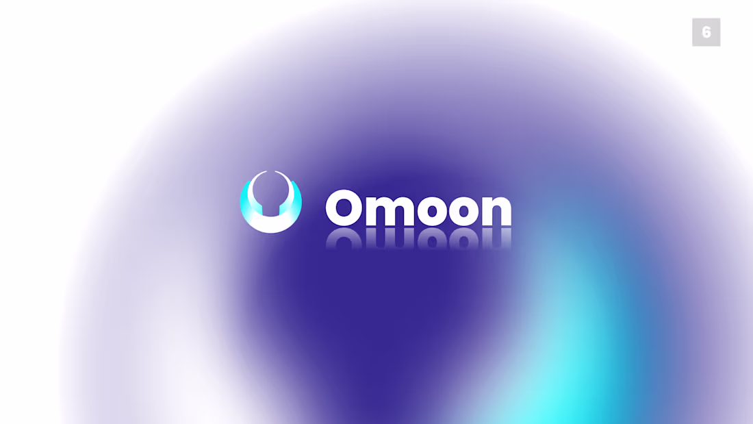Cover image for Omoon brand identity: