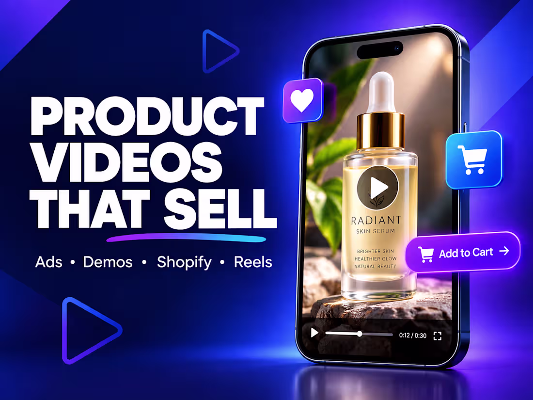 Cover image for Product Videos That Sell: Ads, Demos & Shopify Product Clips (58