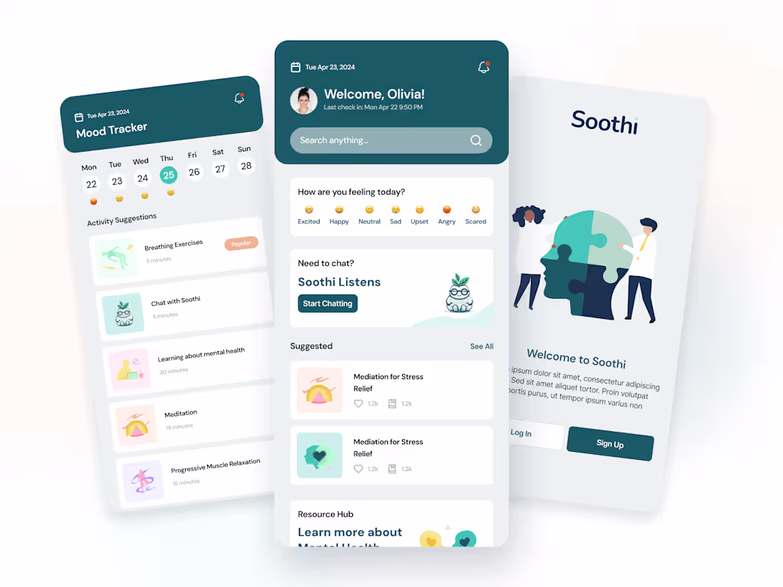 Cover image for Soothi Mood Journal
