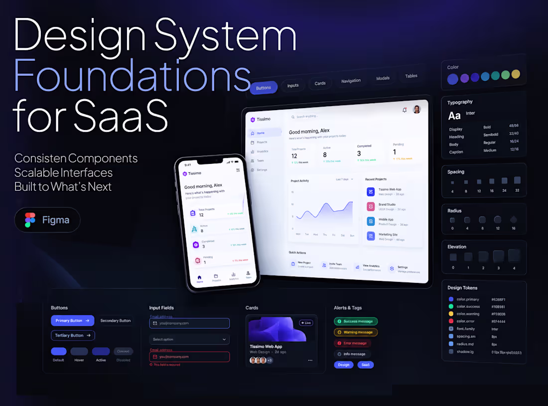 Cover image for Design System Foundations for SaaS