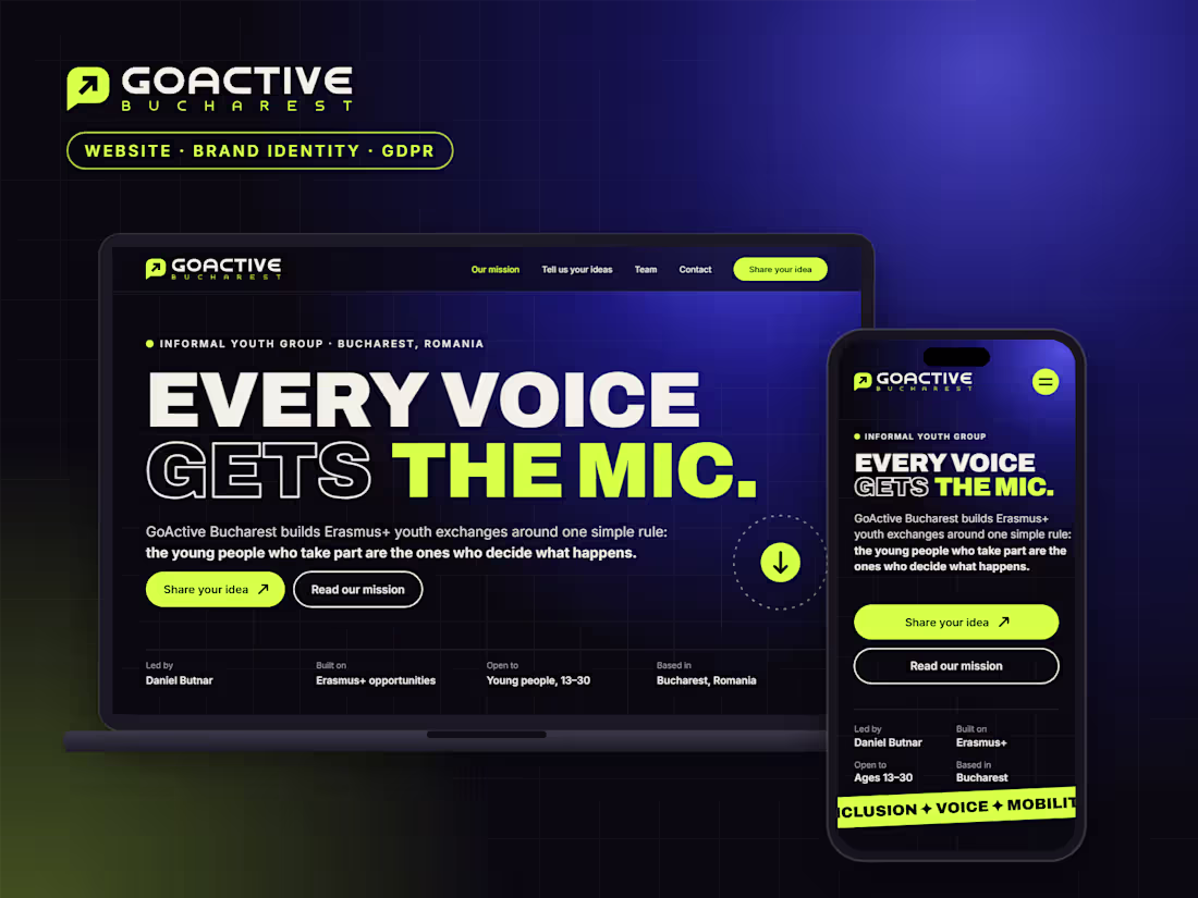 Cover image for GoActive Bucharest — Every voice gets the mic