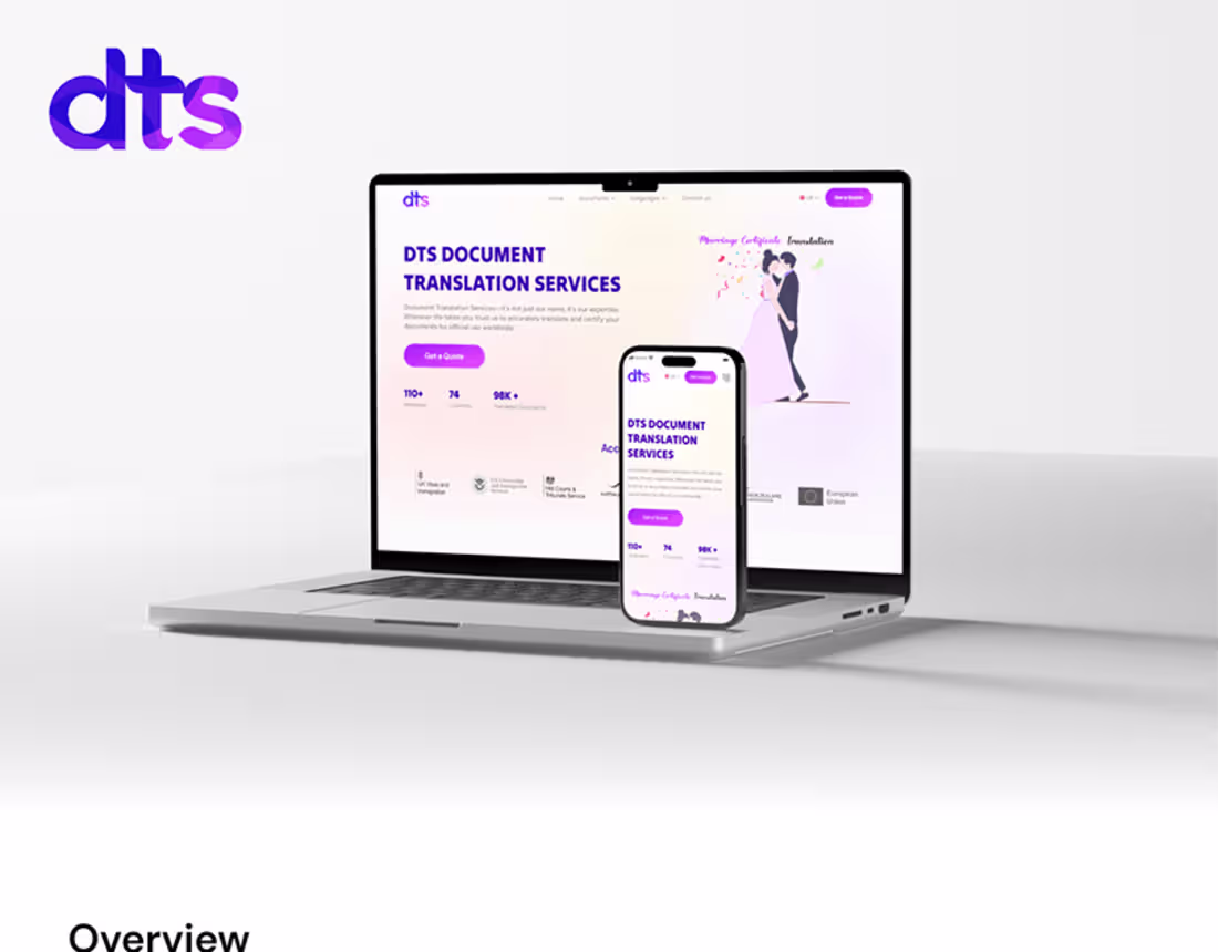 Cover image for Visa Processing & Document Services Web – Modern UI/UX