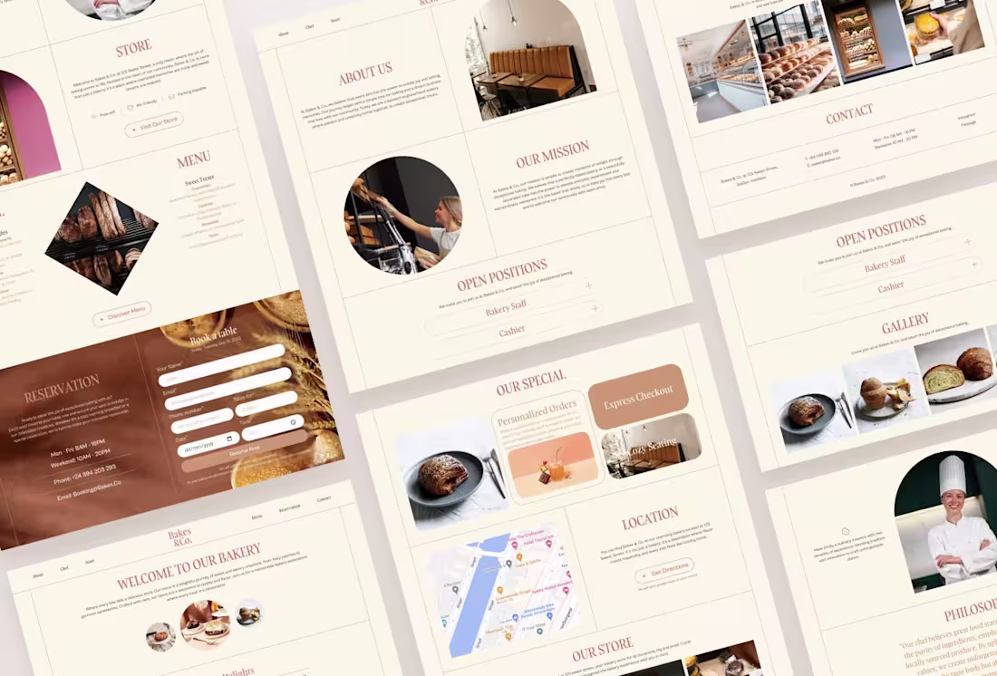 Cover image for Bake - Website design and develop