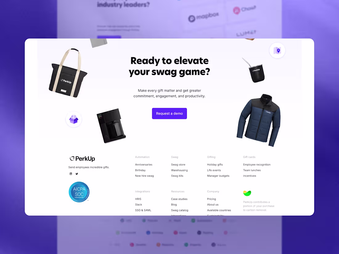 Cover image for PerkUp - Framer Migration and Redesign