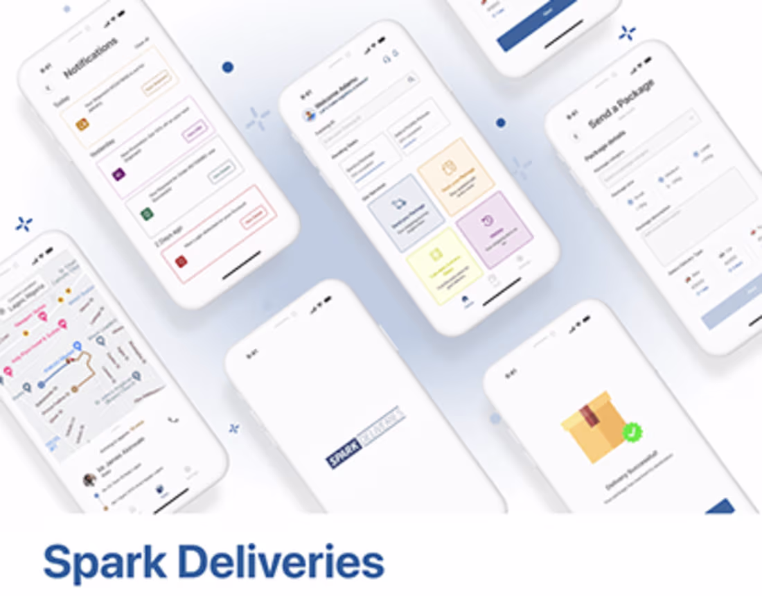 Cover image for Spark Deliveries Mobile App(Case study)