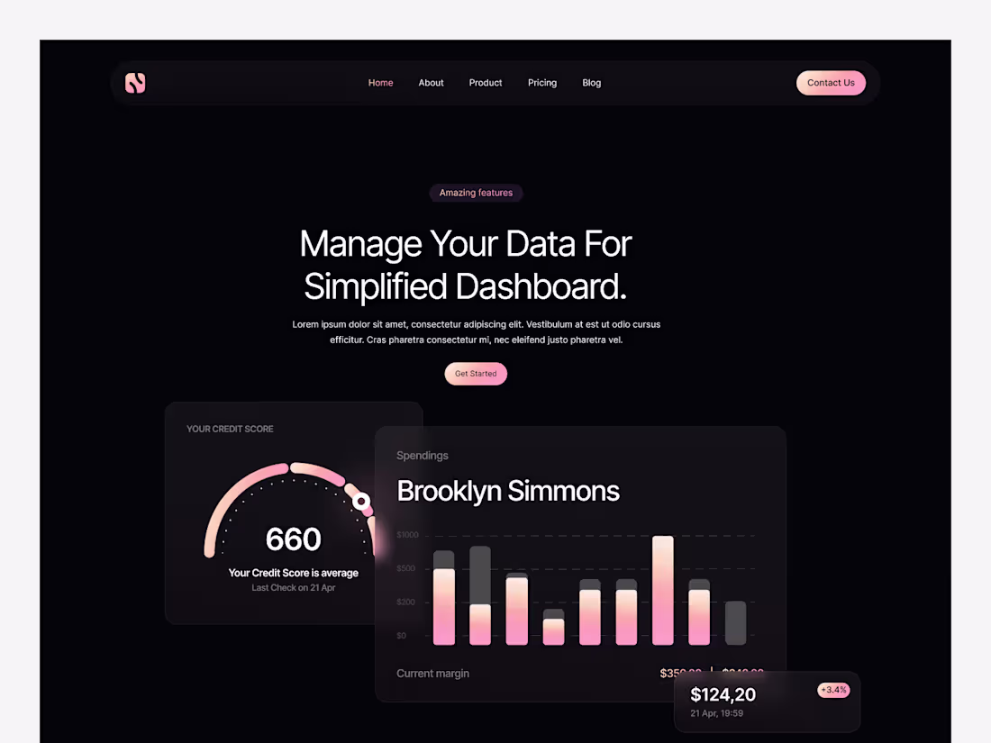 Cover image for Saas website