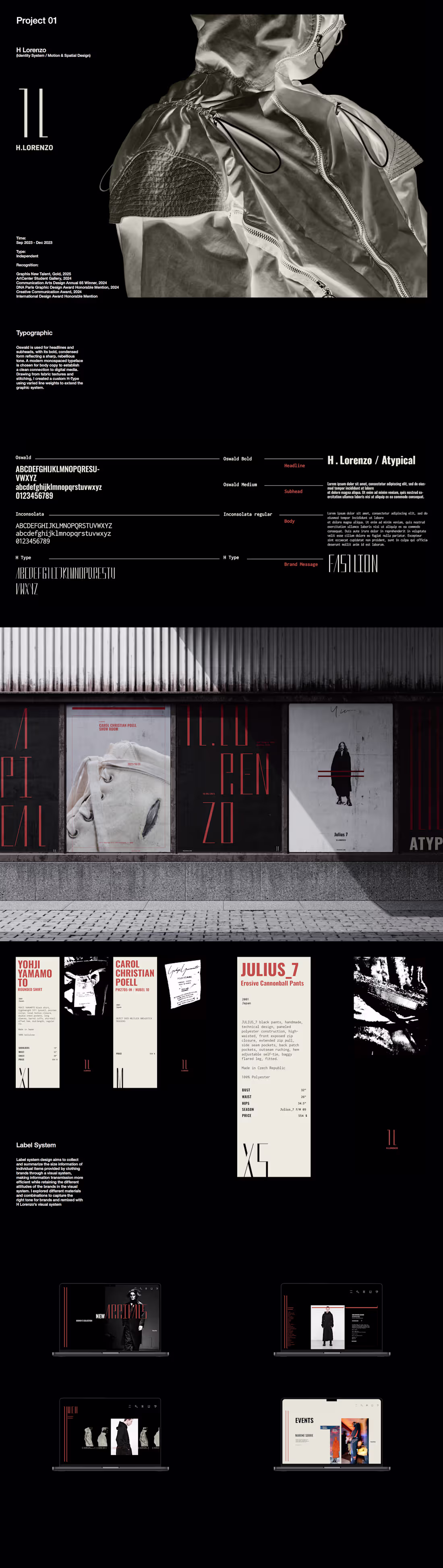 Cover image for H Lorenzo Identity System Focus on the new tagline ‘Atypical...