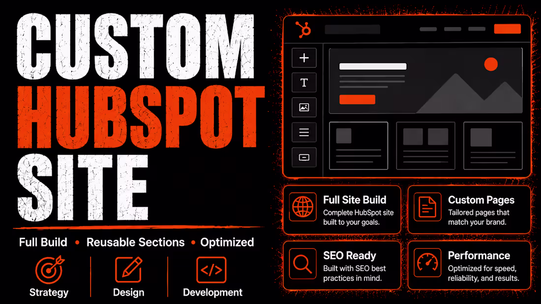 Cover image for Develop a custom website in Hubspot CMS