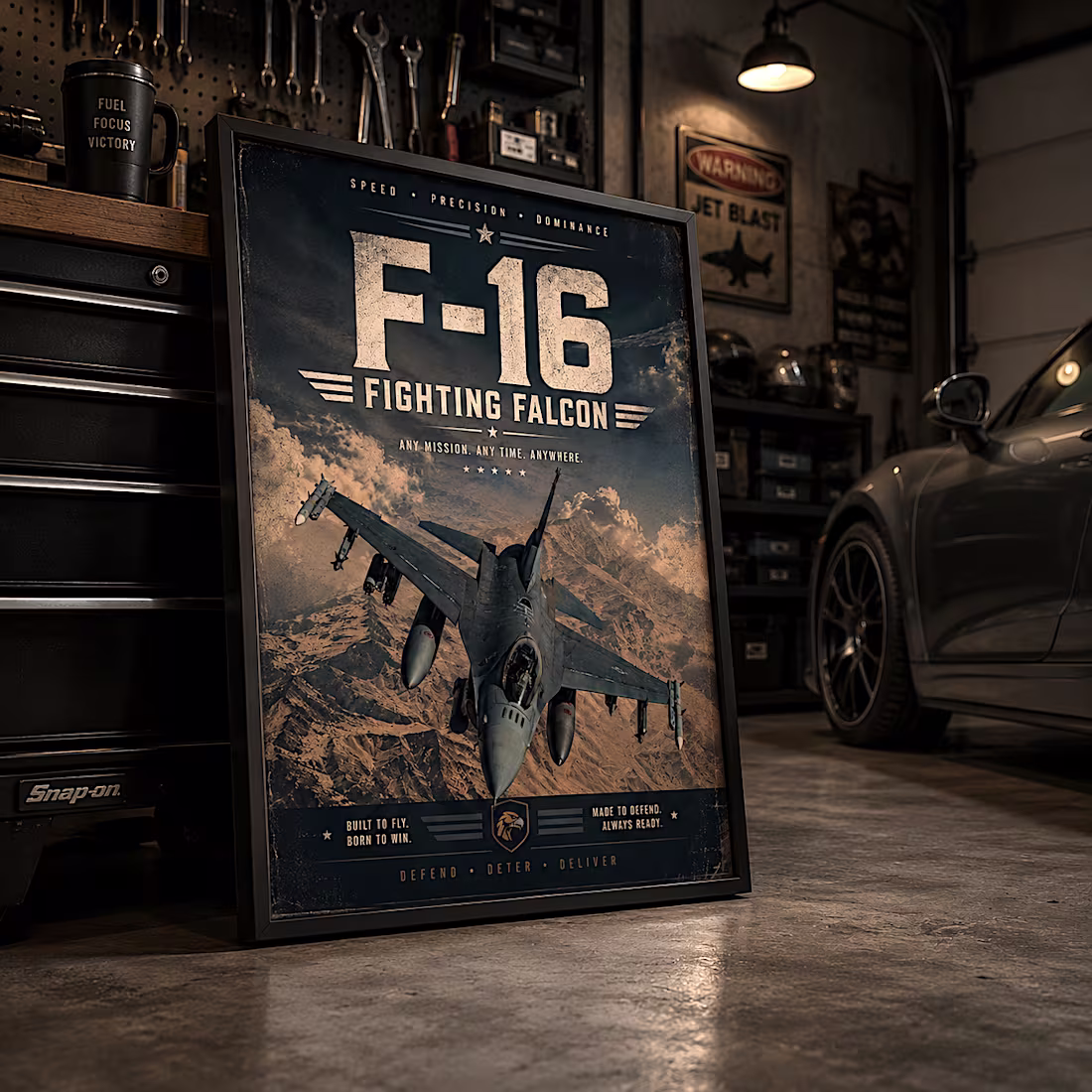 Cover image for F-16 Fighter Jet Poster |