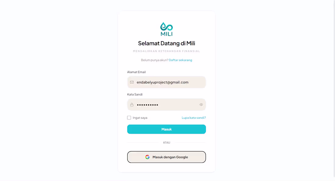 Cover image for Mili (Personal Finance Tracker) 

Mili is