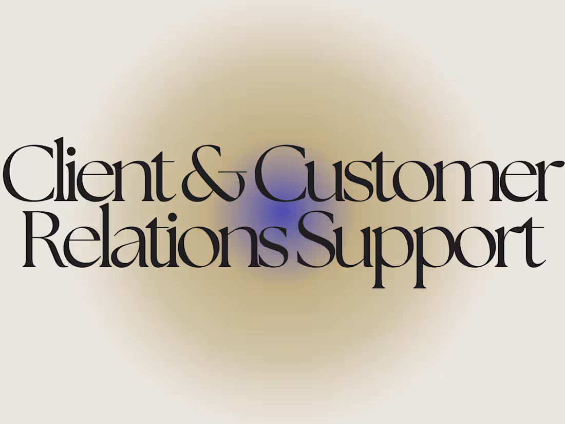 Cover image for Client & Customer Relations Support