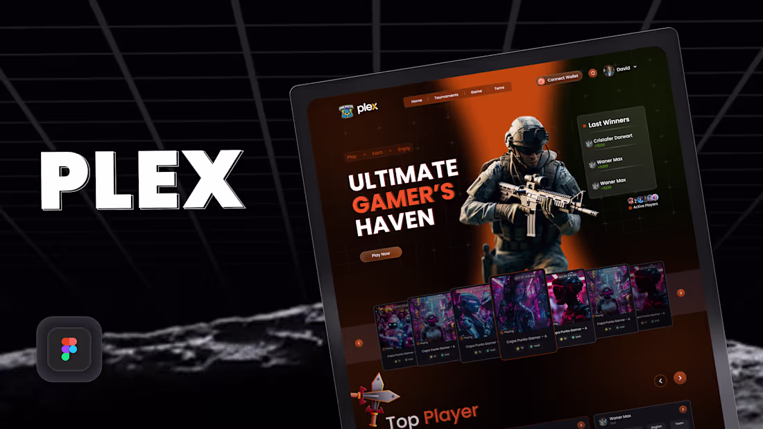 Cover image for Gaming Platform UI/UX & Interactive