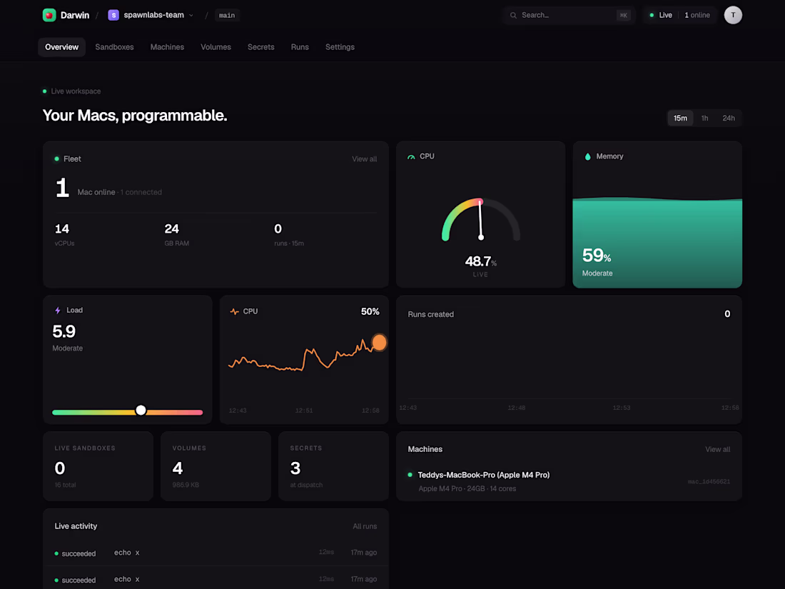 Cover image for Herds — Programmable Mac Runtimes