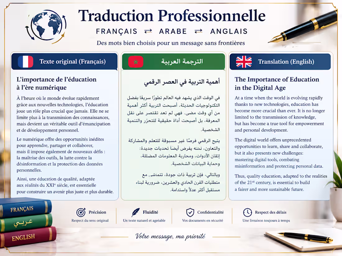 Cover image for Traduction professionnelle de contenus du