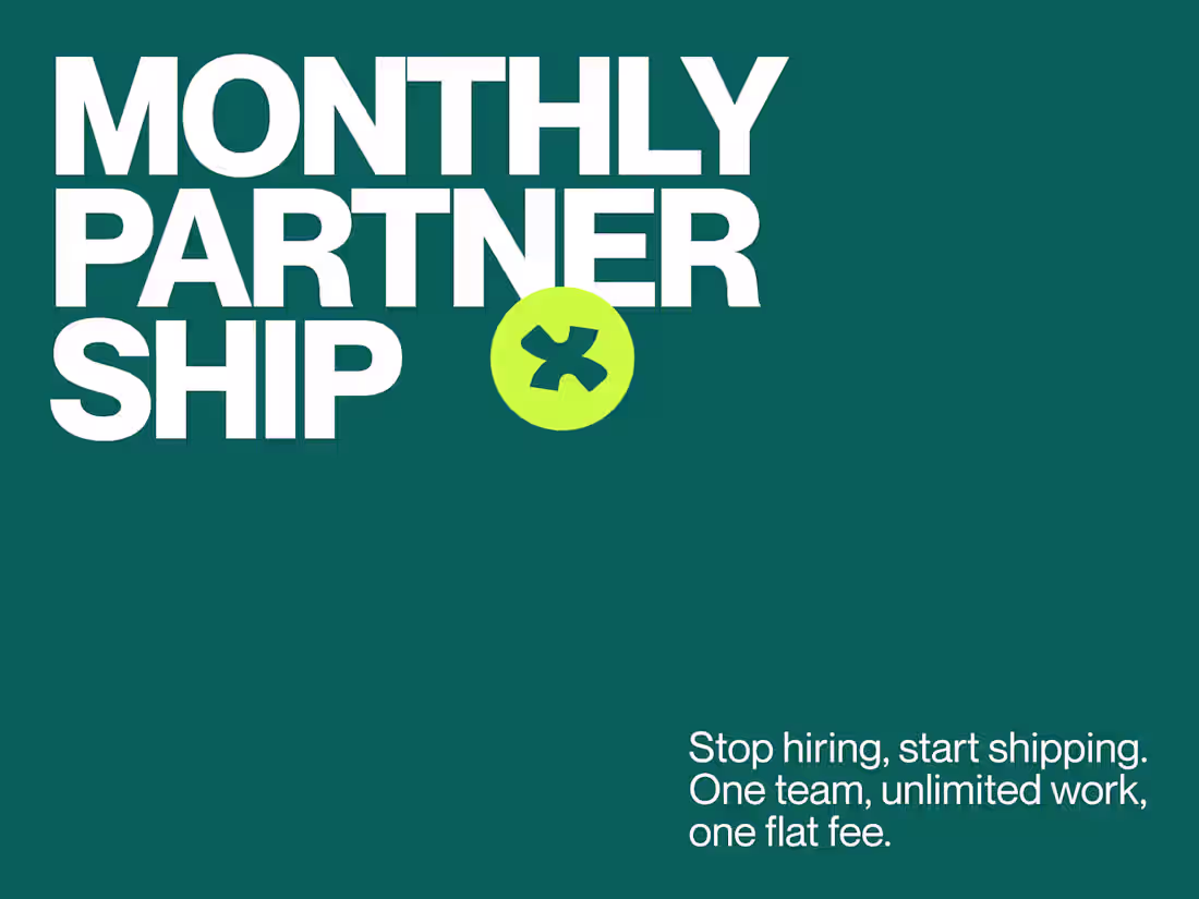 Cover image for Monthly Partnership