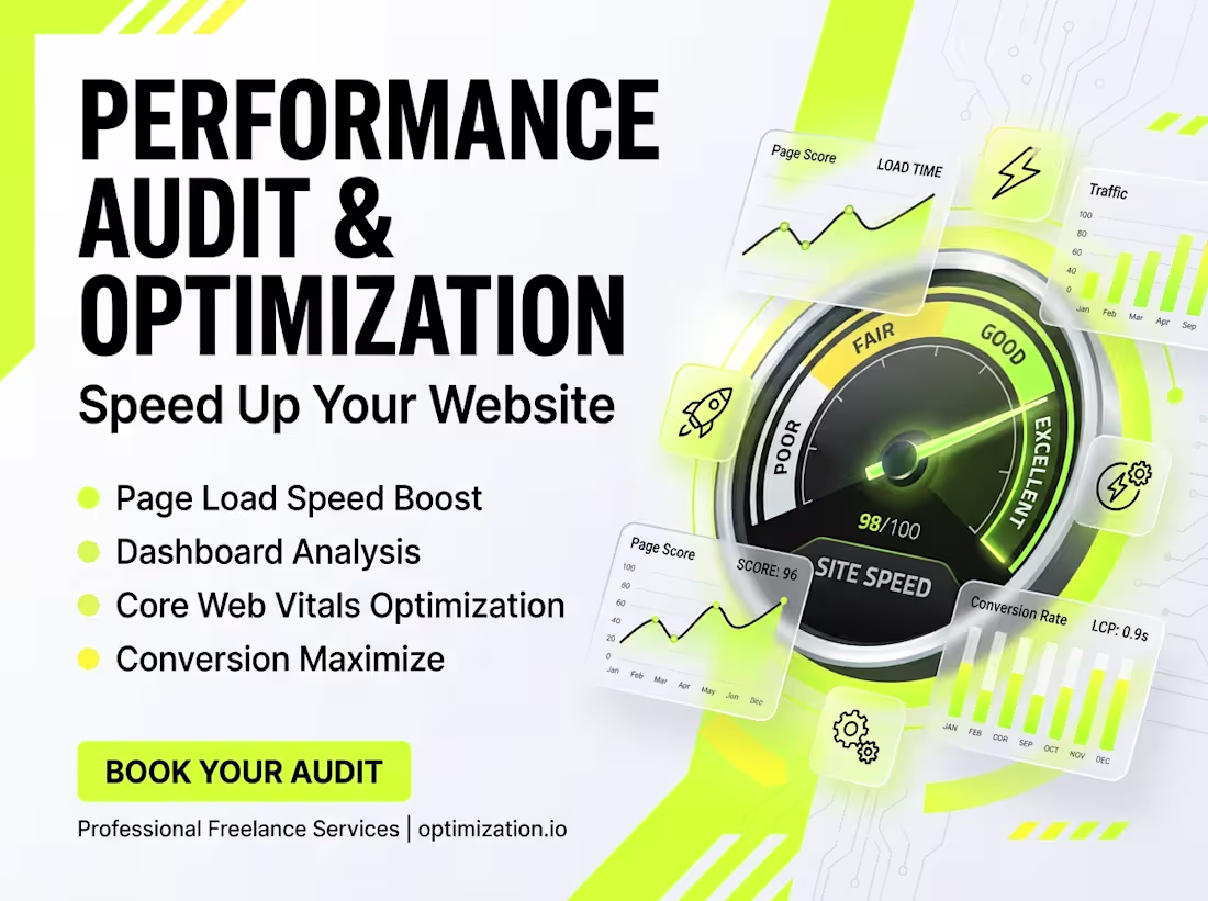 Cover image for Frontend Performance Audit & Optimization