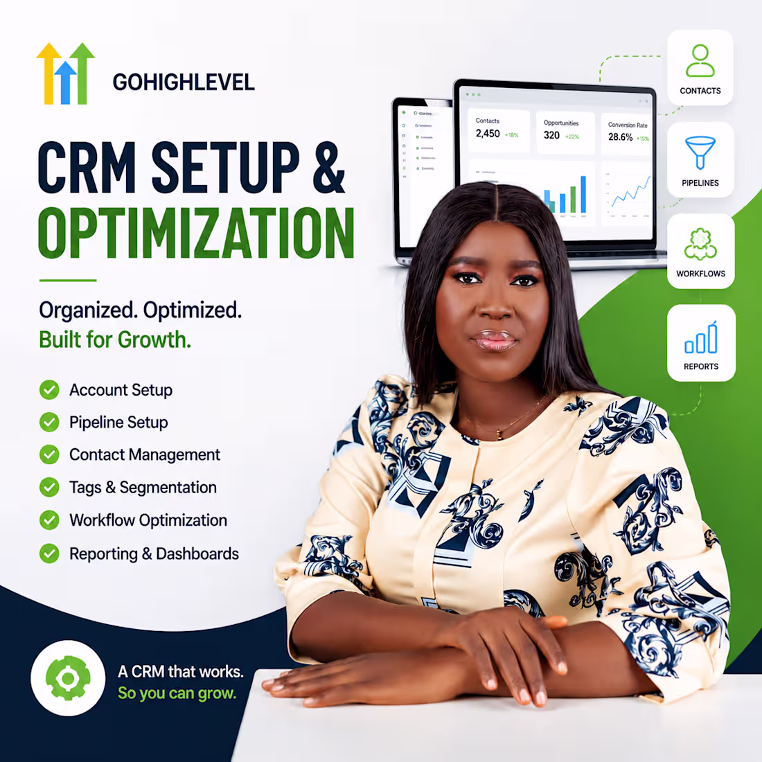 Cover image for GoHighLevel CRM Setup & Optimization