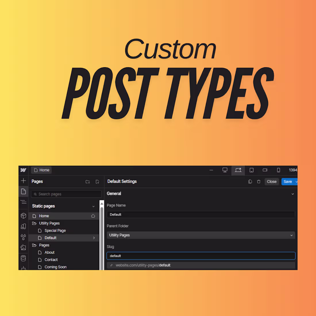 Cover image for Custom Post Types:
Custom Post Types