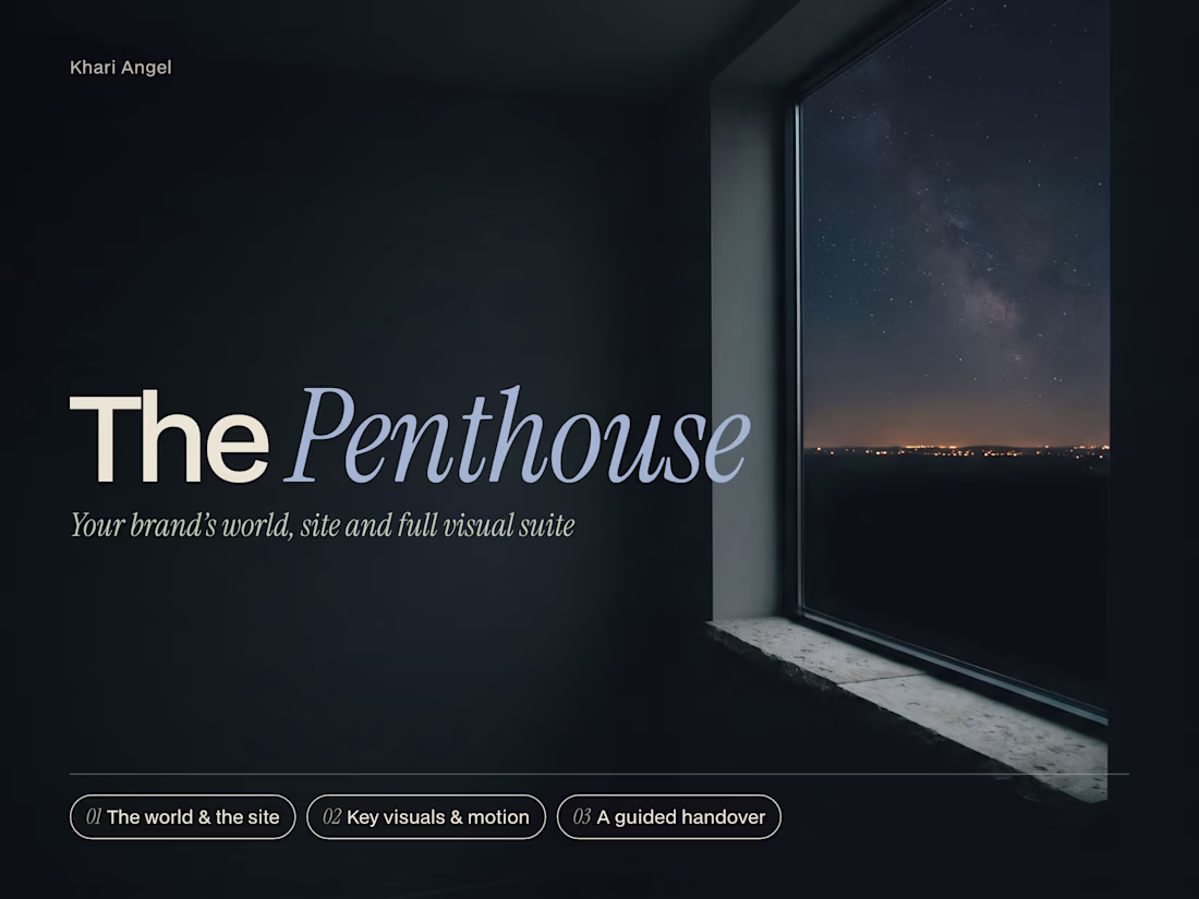 Cover image for The Penthouse: Your Brand's World, Site and Full Visual Suite