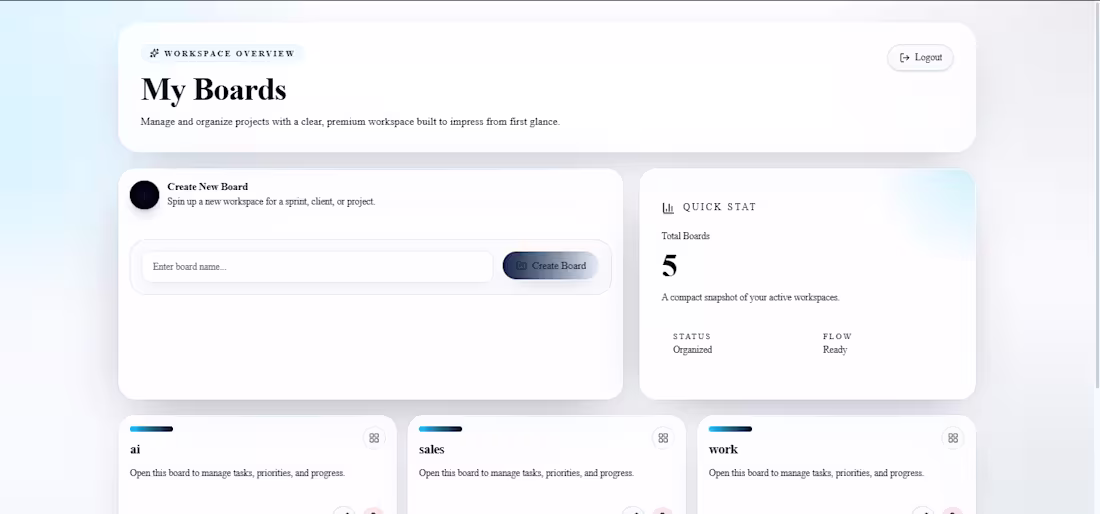 Cover image for A modern task management application