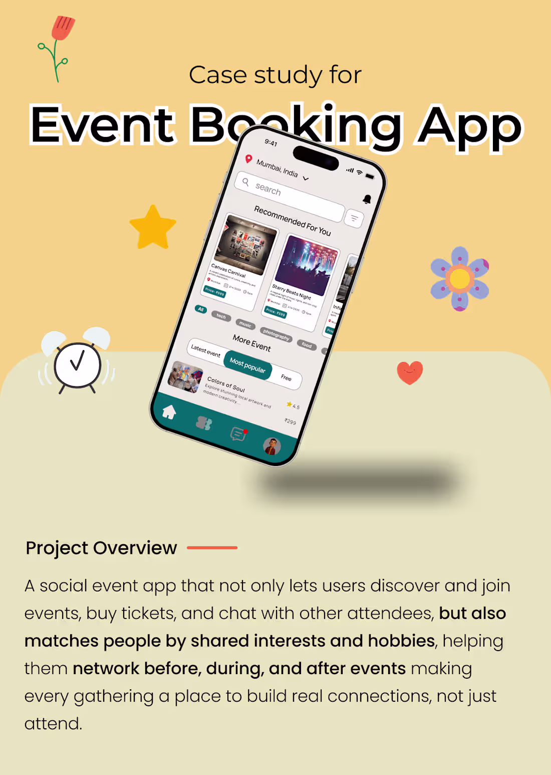 Cover image for Event Booking App - Case Study