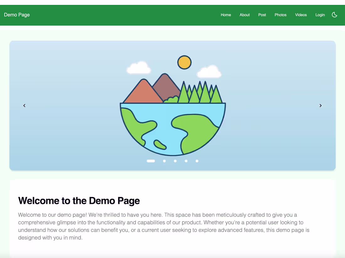 Cover image for A responsive professional website.