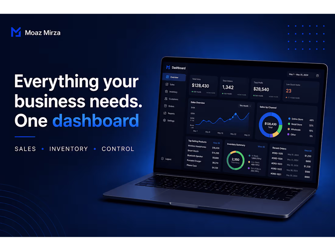 Cover image for Custom Business Dashboard Development