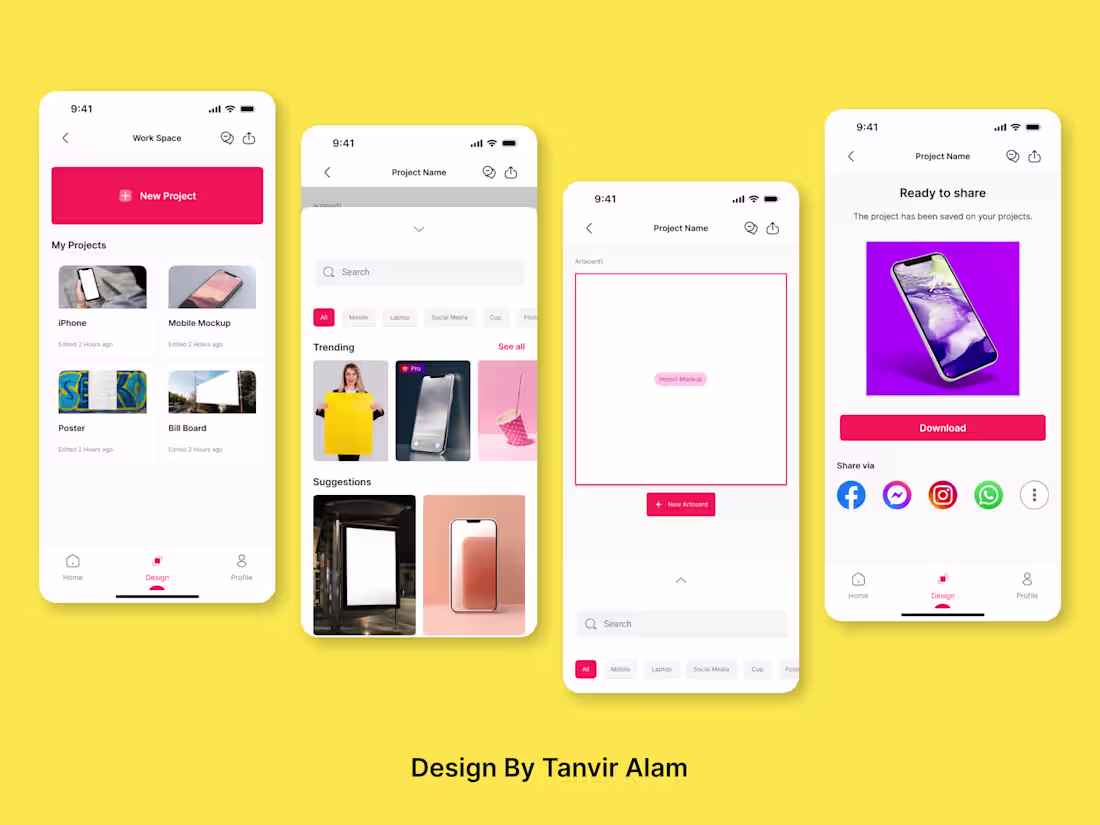 Cover image for I will design mobile app UI UX in Figma