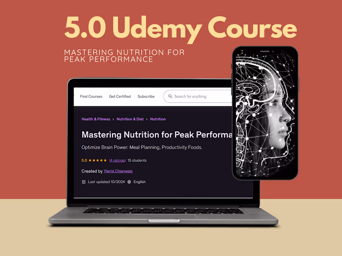 Cover image for Nutrition for Productivity — Udemy Course