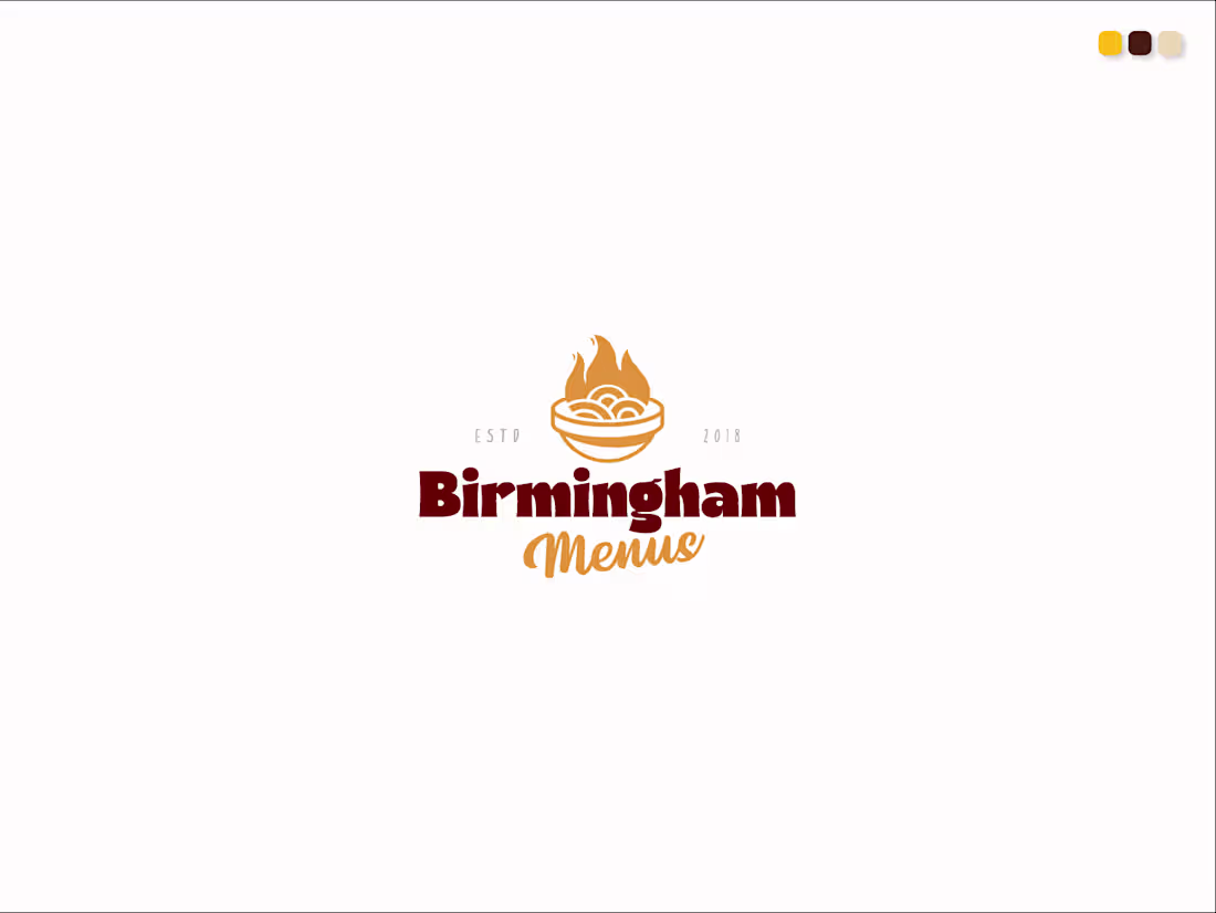 Cover image for This logo was designed for a chef based client, Birmingham M...