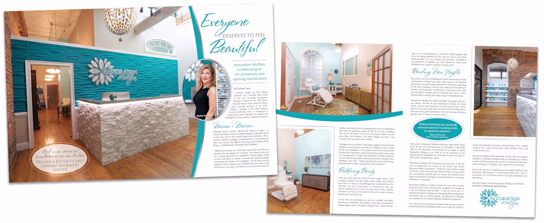 Cover image for Magazine article design