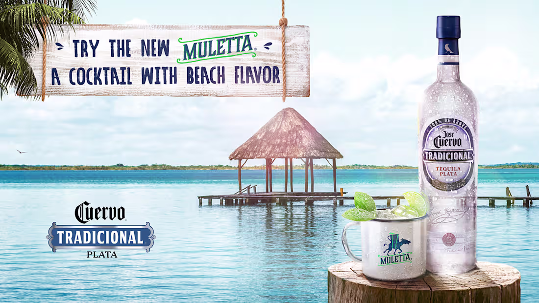 Cover image for Tequila Jose Cuervo Tradicional Plata Muletta