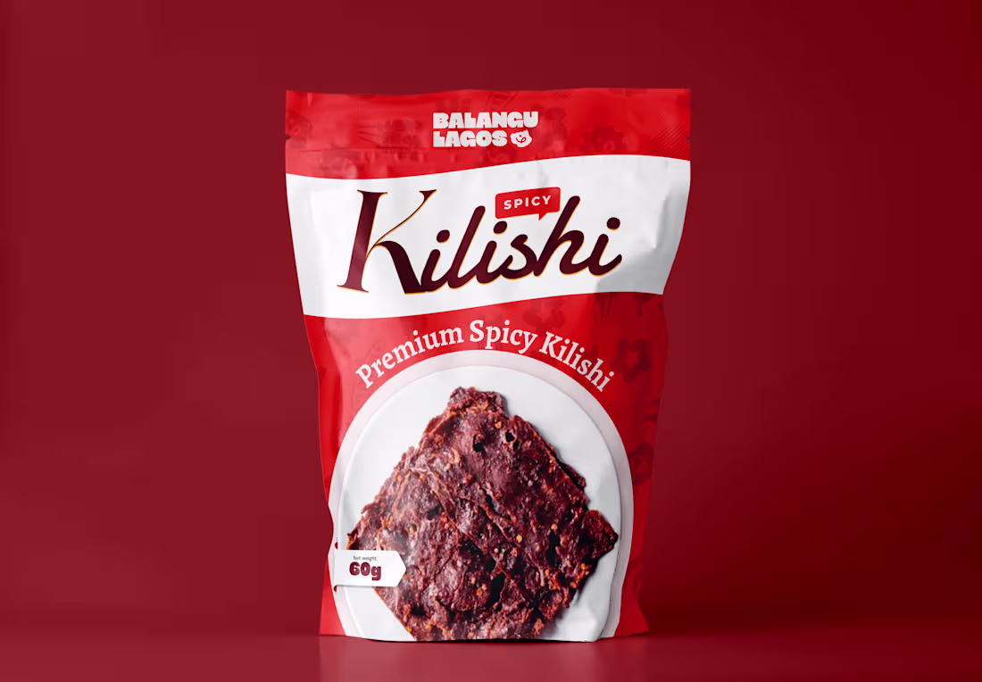 Cover image for Packaging design for a kilishi product under the balangu lag...