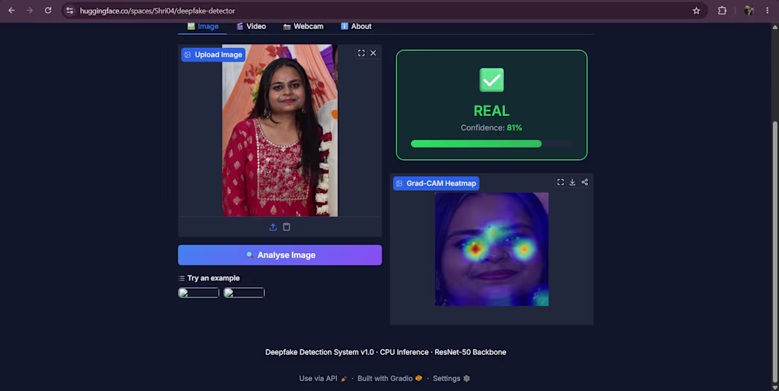 Cover image for Deepfake Detection System
Problem: Deepfake accessibility
