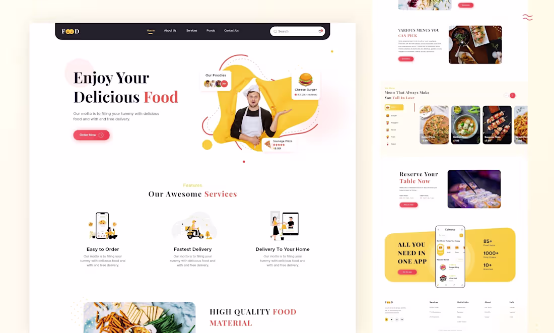 Cover image for I will design a landing or homepage in figma