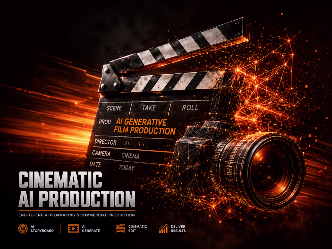 Cover image for End-to-End AI Filmmaking & Commercial Production