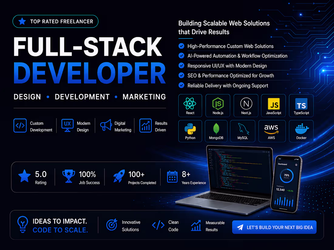 Cover image for Custom Website & Web App Development