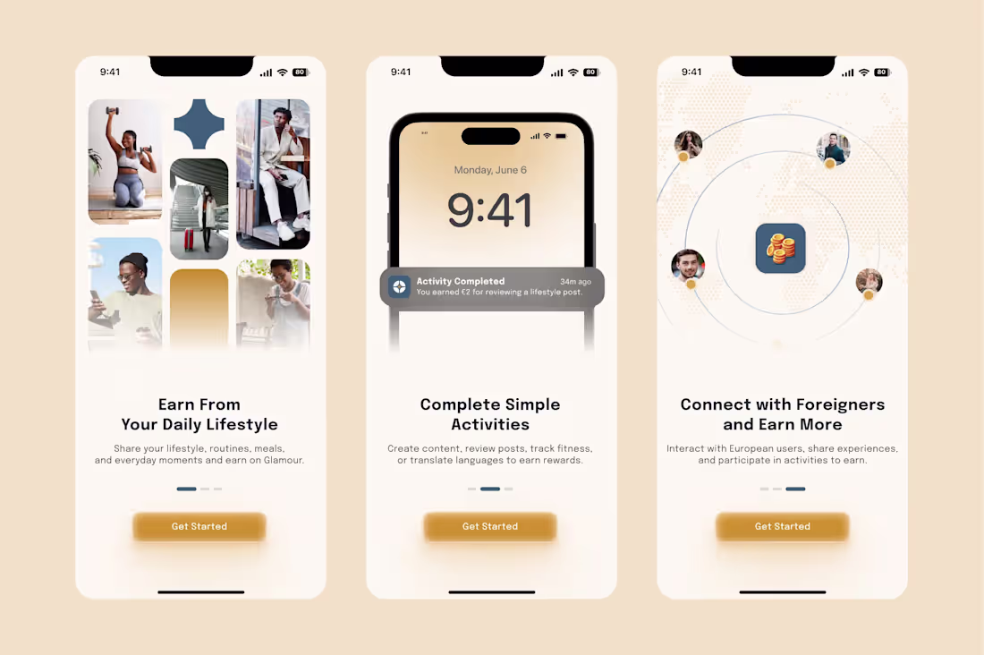 Cover image for Onboarding Pages for social Lifestyle