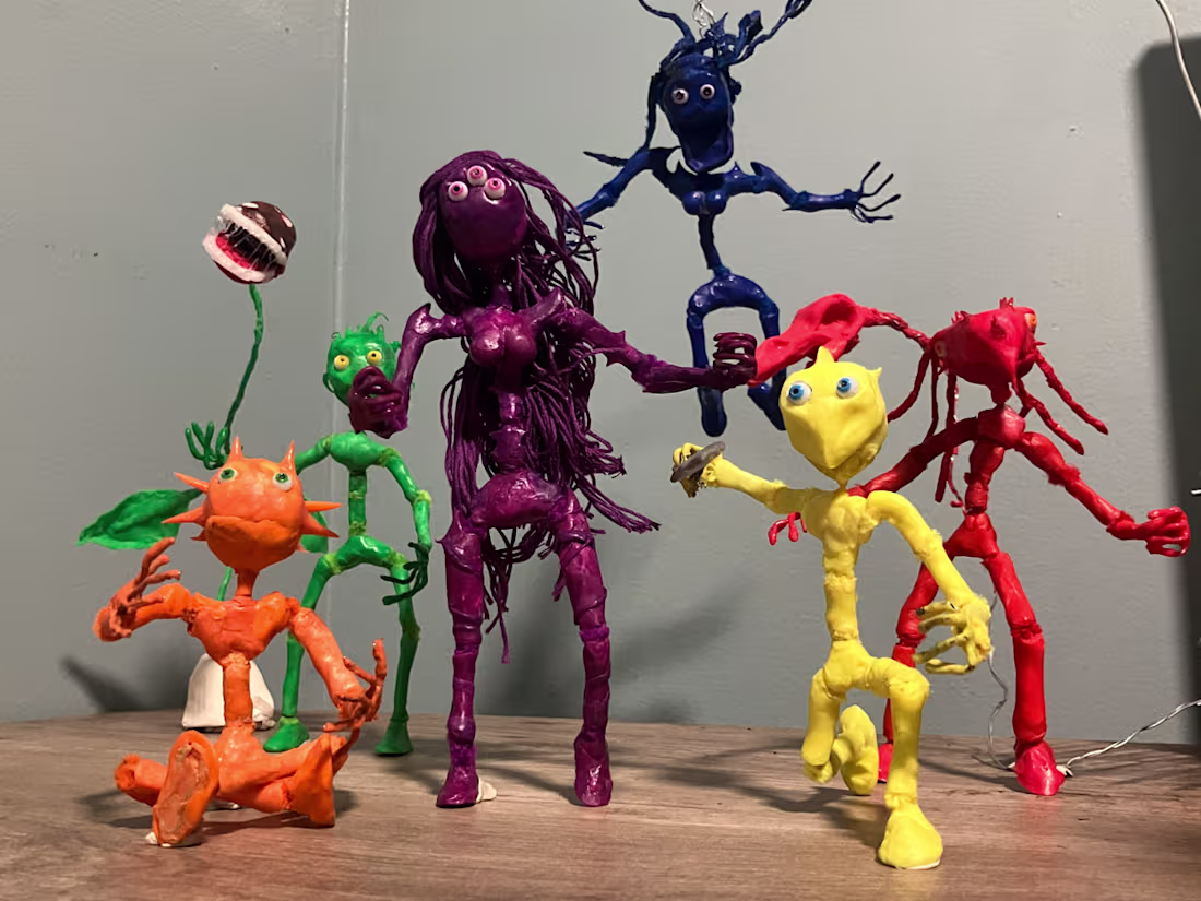 Cover image for Custom Stop Motion Video with Handcrafted Figures
