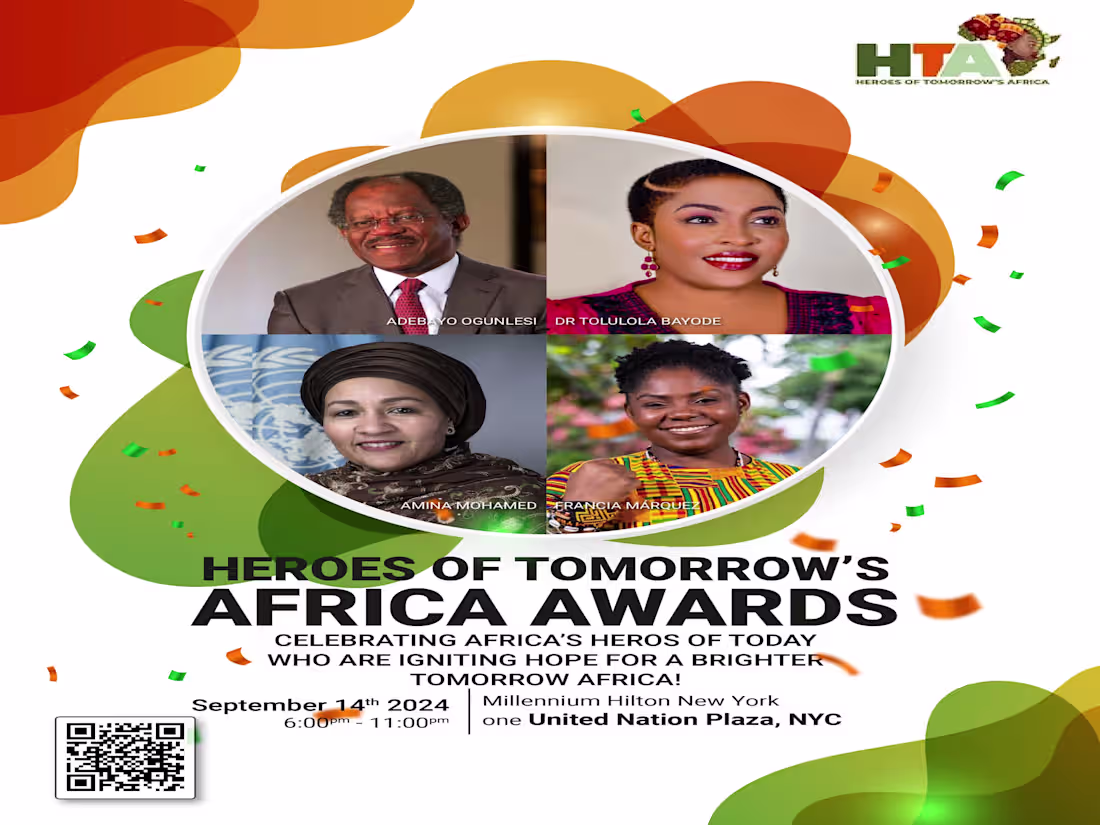 Cover image for Heroes of Tomorrow's Africa Awards Flyer Design
