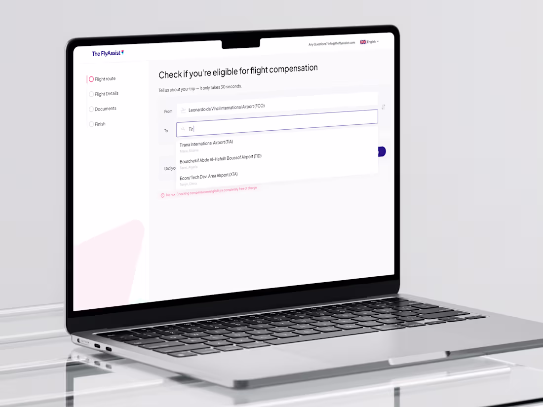 Cover image for Flight Compensation UX Project
