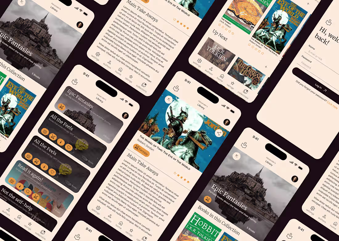 Cover image for Bookish - Ui/Ux Case Study :: Behance