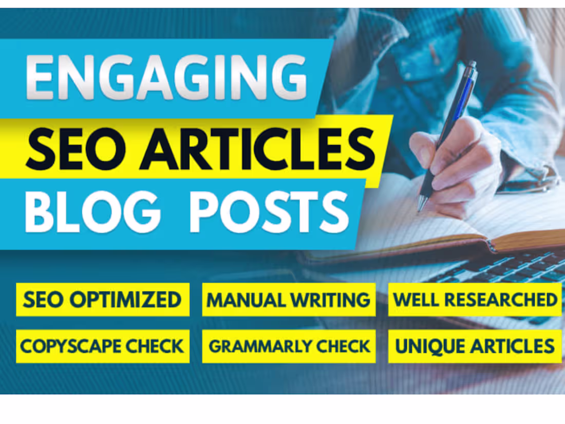 Cover image for Engaging SEO article writing or content writing in 24 hours