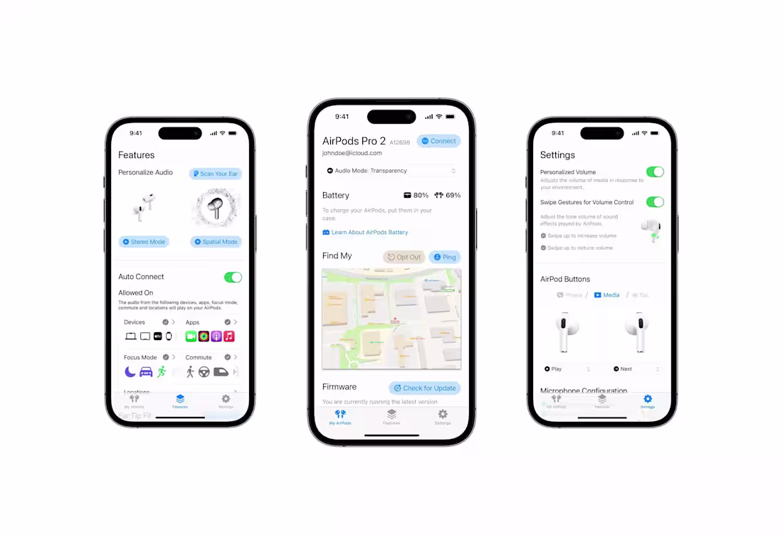 Cover image for Redesign the Experience of AirPods Software on iPhone