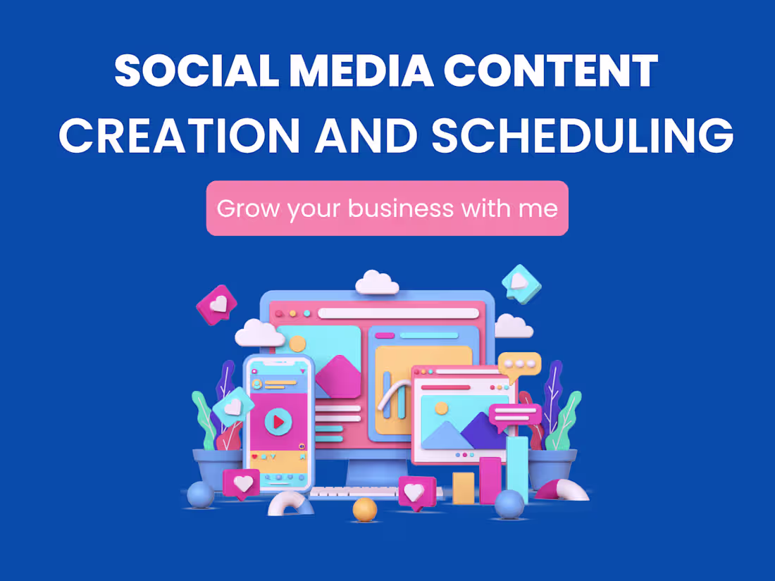 Cover image for Social Media Content Creation and Scheduling