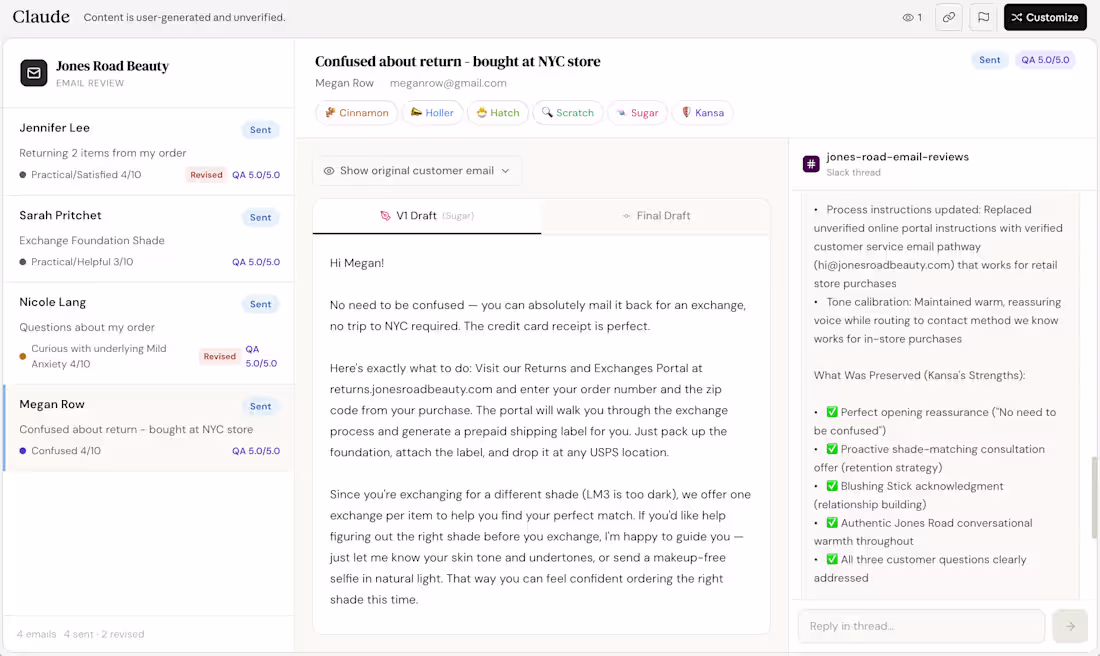 Cover image for Multi-agent customer service workflow