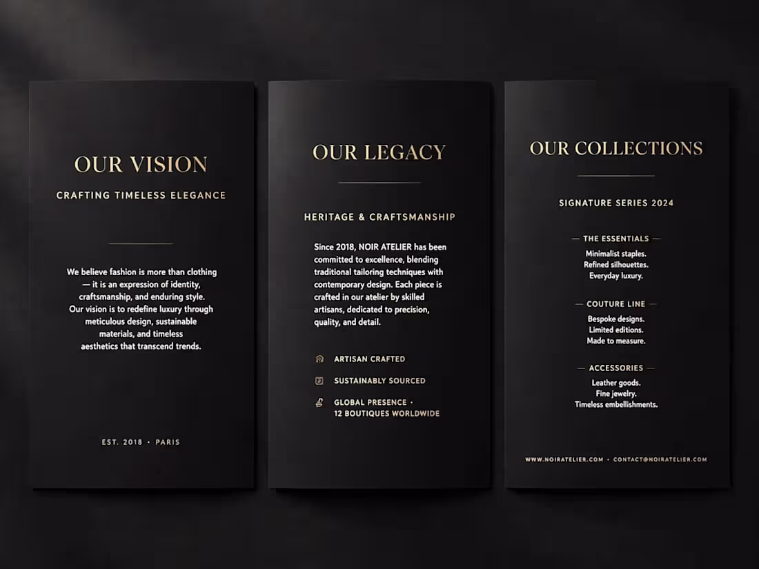 Cover image for Luxury Business Profile Design - Premium Identity