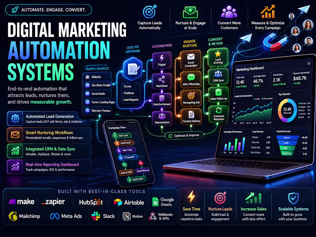 Cover image for Customer Acquisition & Marketing Automation